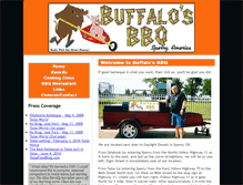 Tablet Screenshot of buffalosbbq.com